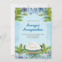 Annaprashan invita & Invitación de ceremonia digit