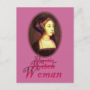 Anne Boleyn - Postal de la mujer