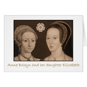 Anne Boleyn y su hija Elizabeth