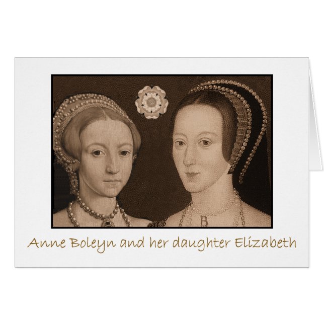 Anne Boleyn y su hija Elizabeth (Anverso (Horizontal))