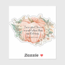 Anne de Green Gables Octubre Pegatina de Citas