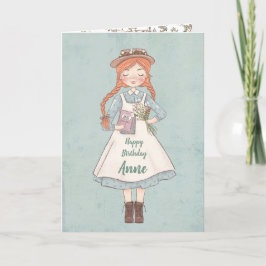 Anne de Green Gables | Tarjeta de cumpleaños