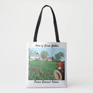 Anne de la bolsa de asas verde de los aguilones