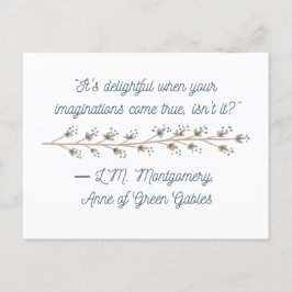 Anne de la postal inspirada en los Green Gables