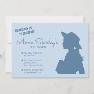 Anne Green Gables Sencillos placeres Invitación de