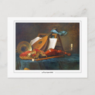 Anne Vallayer-Coster #10 - Tarjeta postal de arte