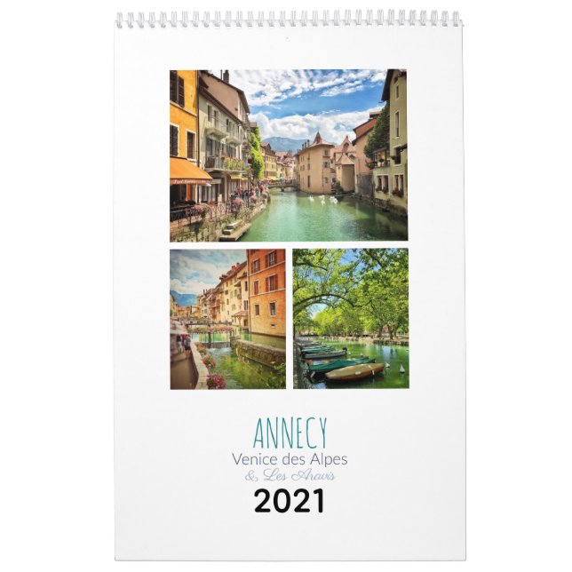 Annecy y Les Aravis, calendario Haute-Savoie 2021 (Tapa)