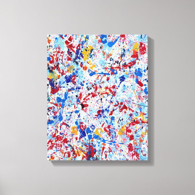 Annelisa Nº 12 Resumen de la impresión de lienzo (Anverso)