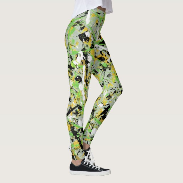 Annelisa No. 8 Leggings Abstractos (Derecha)