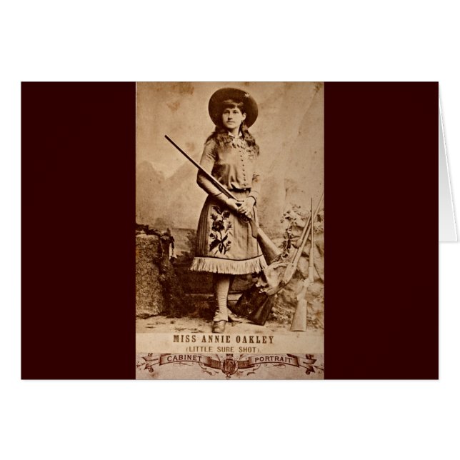 Annie Oakley Sepia (Anverso (Horizontal))