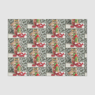 Annie y el elfo - Papel de té gato/gatito