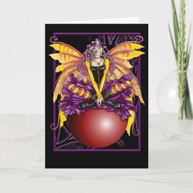 "Annika tarjeta de felicitación en blanco de II" (Anverso)