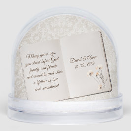 Anniversary Scrapbook On Damask 