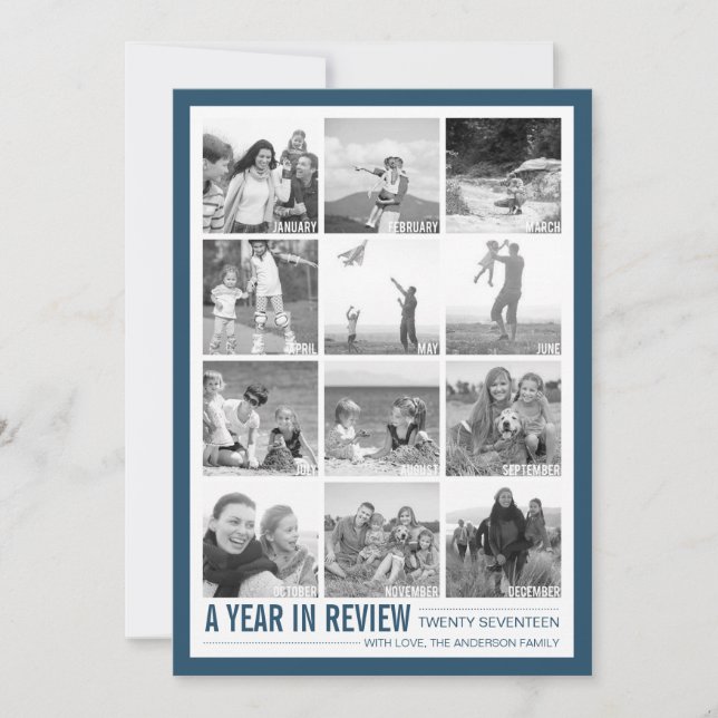 Año 2017 en revisión de tarjeta de vacaciones de 1 (Anverso)