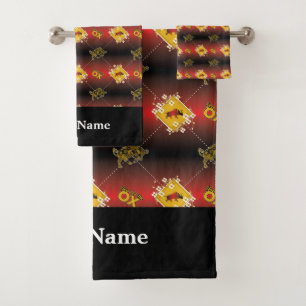 Año chino de la floral ox elegante