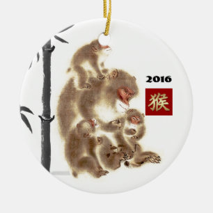 Año chino de los ornamentos 2016 del regalo del
