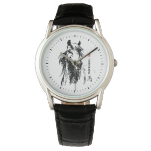 Año chino de los relojes del regalo del caballo