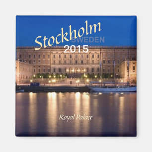 Año de cambio en el imán de viajes de Estocolmo Su