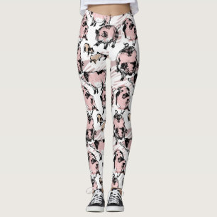 Año de cerdo chino 2019 Leggings originales de dib