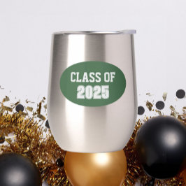 Año de clase de Colores de la Escuela Verde y Blan