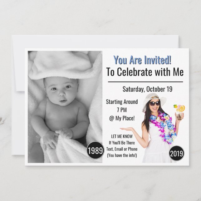 Año de cumpleaños tropical nacido y fecha de hoy (Anverso)