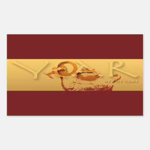 Año de la cabra Año chino Zodiac R Pegatina