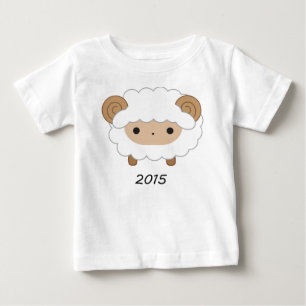 Año de la camisa de los niños de las ovejas 2015