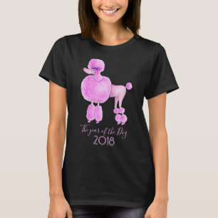 Año de la camiseta del perro perro perro perro can