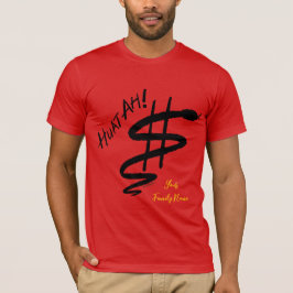 Año de la serpiente "Huat Ah!" camiseta de tela li