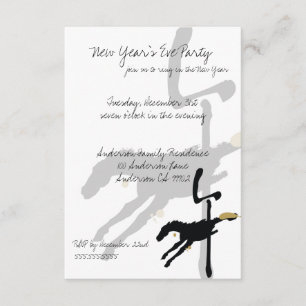 Año de las invitaciones del fiesta del caballo