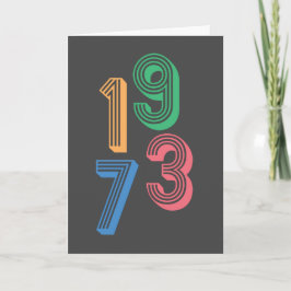 Año de nacimiento - 1973 - 50 cumpleaños