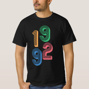 Año de nacimiento - 1992 - Camiseta de cumpleaños