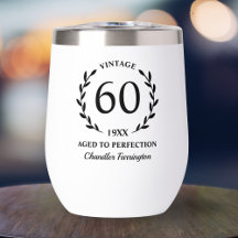 Año de nombre personalizado de 60 años a la perfec
