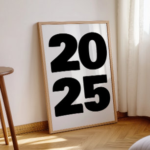 Año de personalizado para Poster de impresión de e
