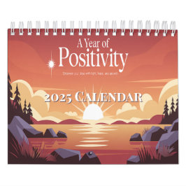 Año de positividad Calendario Motivacional 2025
