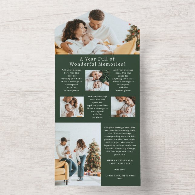 Año De recuerdos En Revisión De La Tarjeta De Feri (Interior)