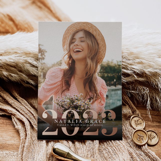 Año de Relieve metalizado | Invitación vertical de (Subido por el creador)