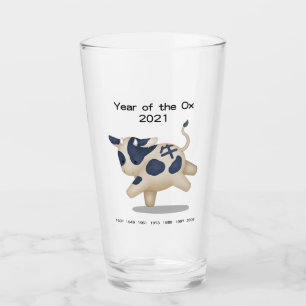Año del Buey Animal del Zodiaco Lindo 2021