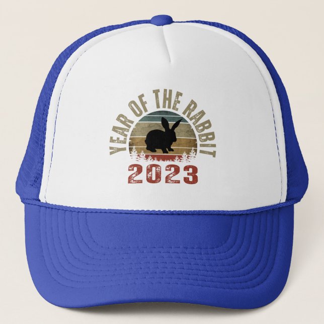 AÑO DEL CONEJO 2023 GORRA DE CAMIONERO (Anverso)