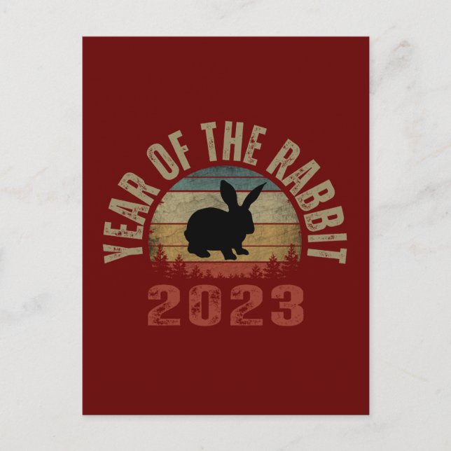 AÑO DEL CONEJO 2023 INVITACIÓN (Anverso)