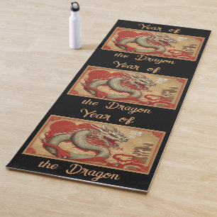 Año del Dragón Yoga Mat