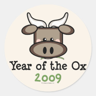 Año del Pegatina Ox
