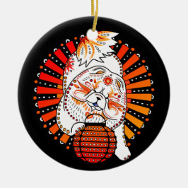 AÑO DEL PERRO - MI TANG - Ornamento de vacaciones