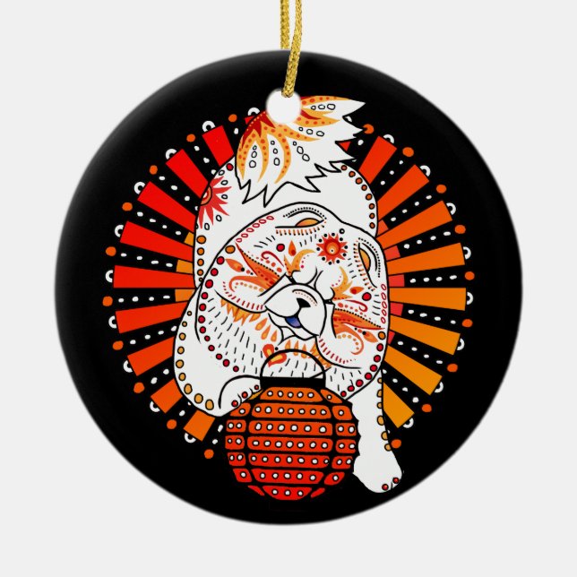 AÑO DEL PERRO - MI TANG - Ornamento de vacaciones  (Frente)