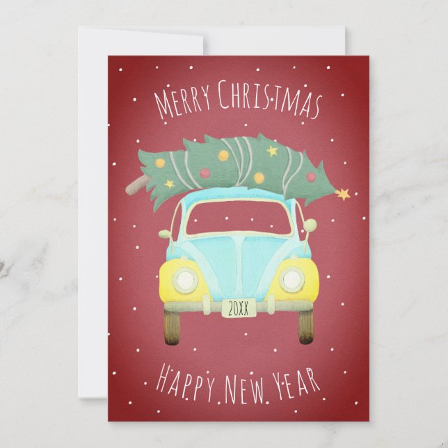 Año del Personalizado del árbol de navidad del coc (Anverso)