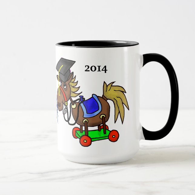 ¡Año del personalizar de la taza de la graduación (Derecha)