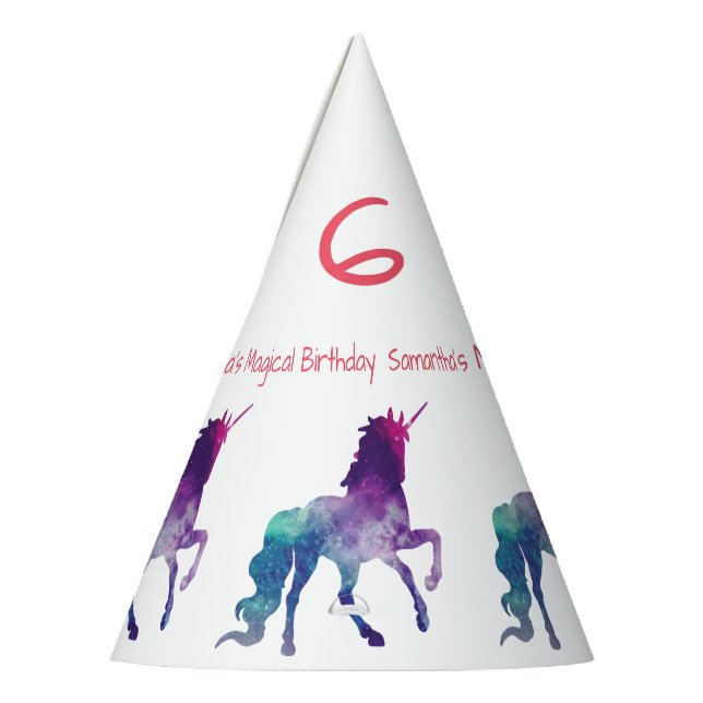 Año del Unicornio - Sombrero de Fiesta (Izquierda)