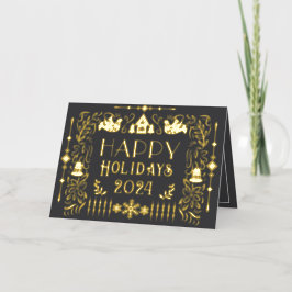 Año festivo feliz escandinavo