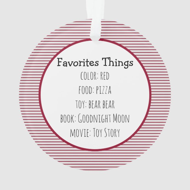 Año infantil en ornamento de revisión con camión a (Reverso)