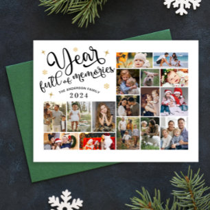 Año lleno de Recuerdos Año de Collage de fotos en